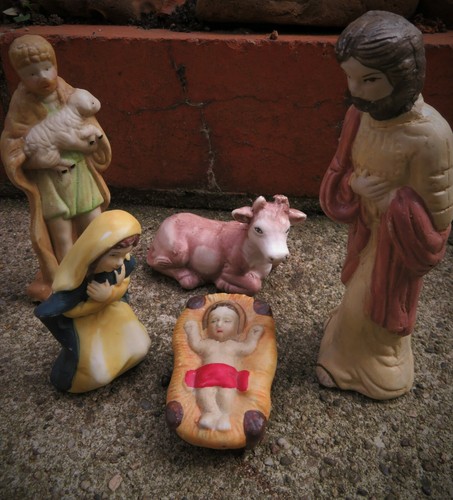 Santons anciens biscuit - en,