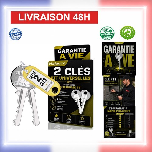 Lot clés ptt t10 pour - clÉs,