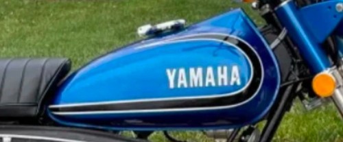 Yamaha at2 125 1973 blue - 1973, steel