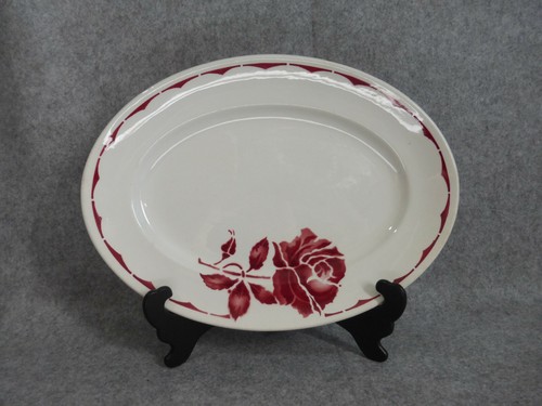 Plat ovale faïencerie - plat,