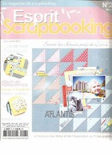 ESPRIT SCRAPBOOKING N°27 SCRAP FACON PATCHWORK / ALBUM EN TRANSPARENCE /BRODERIE
