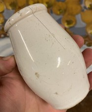 Petit pot faïence blanche - pot,