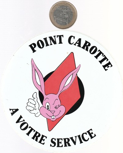 Autocollant tabac point - tabac.,