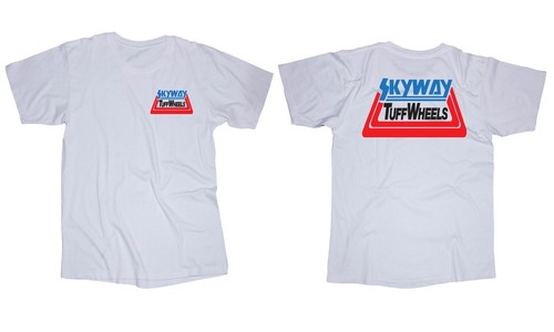 Skyway bmx logo white shirt - bmx,