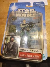 Star Wars Endor Rebel Soldier Return Of The Jedi Hasbro 2002 saga collection