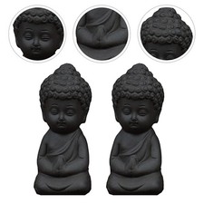 2pcs ornements de bureau intérieur Little Monk ornements ornements ornements