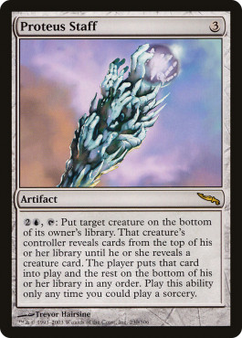 Magic mtg proteus staff - mtg,