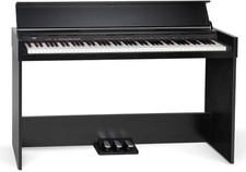 Clavier Piano Numérique Synthes 88 Touches à Dynamique 20 Sons USB Pédale Noir