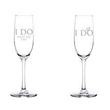 Champagne Flute Glass Set of 2