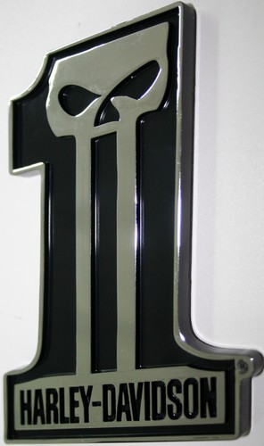Harley davidson black skull - black, 1