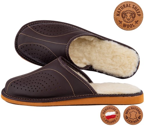 Chaussons homme tylbut cuir - chaussons,