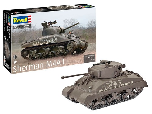 Sherman m4a1 revell - sherman,