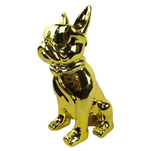 Statue chien bouledogue