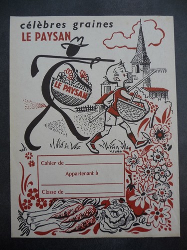 Ancien protège cahier - ancien, protège-cahier