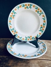 2 anciennes assiettes plates