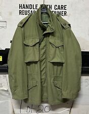 GENUINE RARE US ARMY VIETNAM M65 FIELD JACKET OG 1972 VG COND !!! MEDIUM REGULAR
