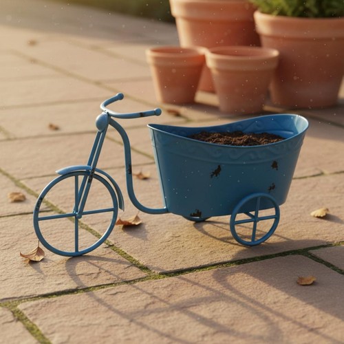 Pot fleurs tricycle en - pot,