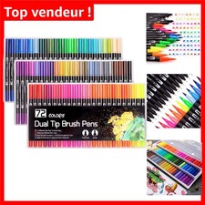 Set de Marqueurs Non Toxiques - 72 Couleurs pour Adultes et Enfants