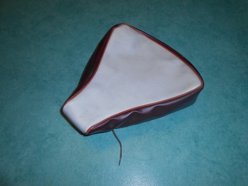 Couvre selle marron blanc - selle,