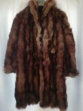 Manteau de fourrure, Années 50. Matière , Martre ? Vintage