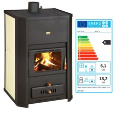 Poêle à bois avec bouilleur - Prity WD W24  Kw EcoDesign 2022