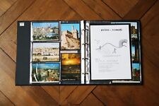 Collection lot 176 cartes postales Israel Pèlerinage Terre Sainte 1987+classeurs