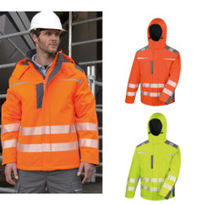 Result Safeguard manteau dynamique softshell r331x - veste réfléchissante à capu
