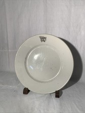 Assiette Militaria Chasseur Alpins Allemand ? Collection WW2 ? Faience