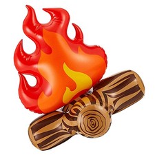 Faux feu de camp, joli feu de gonflable, accessoire de feu de camp vif,