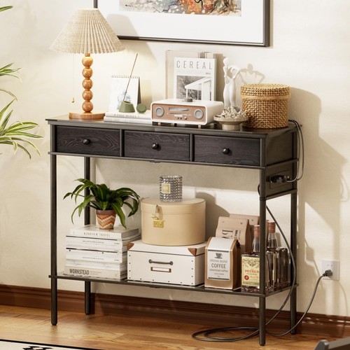 Long console table with - long,