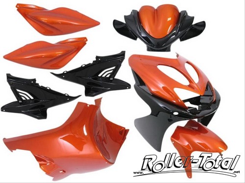 Kit carénage noir orange - kit,