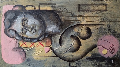 Art contemporain tableau