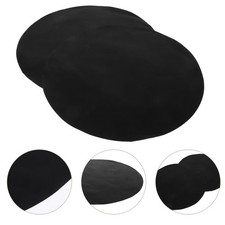  2pcs Grill tapis de barbecue rond antiadhésif rond des tapis de gril à chaleur