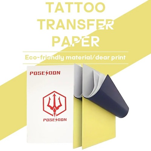 Poseidon tattoo transfer paper - transfer,