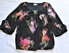 Haut tunique voile imprimé fleuri JACQUELINE RIU - Taille 40