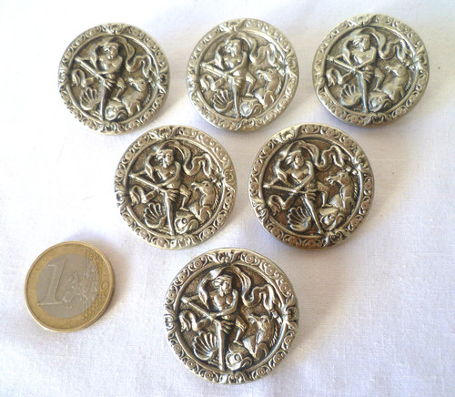 Boutons anciens métal - boutons,