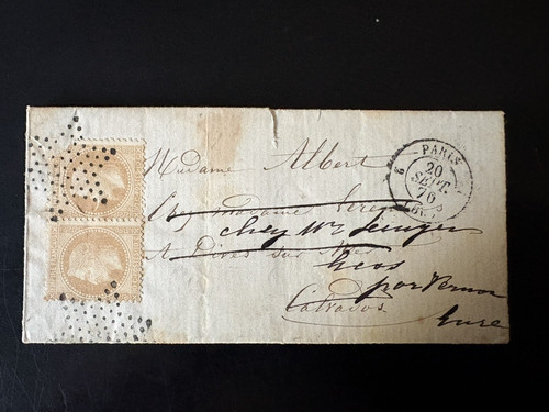 Lettre par ballon monté - par,