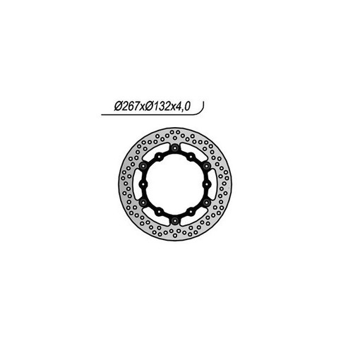 Disque frein avant flottant - frein,
