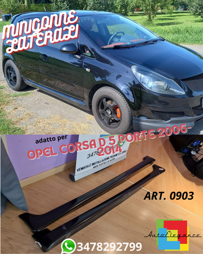 Jupes latérales opel corsa - opel,
