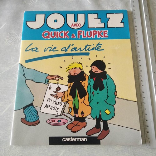 Livre jeux quick flupke - livre,