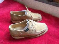 Derbys vintage Paraboot daim camel ..t 36 . ( 2/G/)