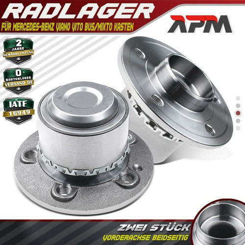 Hub kit roulements avant - 2x,
