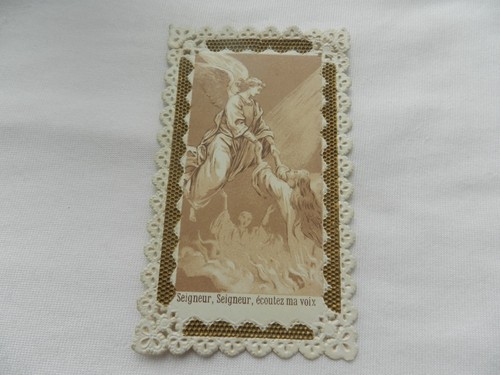 Canivet dentelle image pieuse