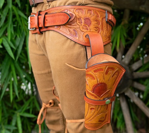 étui western gun - gun, cuir