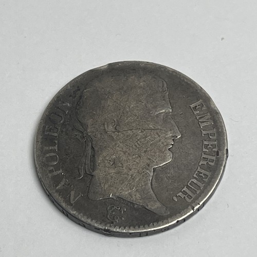 1813 francs silver coin - silver,