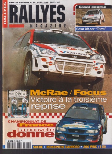 Rallyes magazine saxo - n°75,