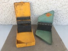 2 anciennes boîtes de rangement pour forets / Mèches / Perçage / Outils
