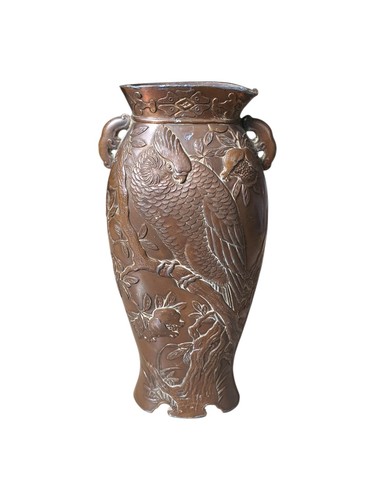 Vase japonais xixème patine - japonais,