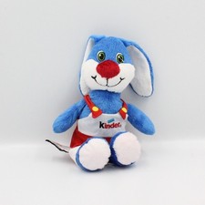 Doudou lapin bleu salopette