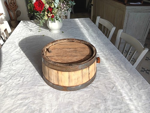 Demi tonnelet décoratif - , à